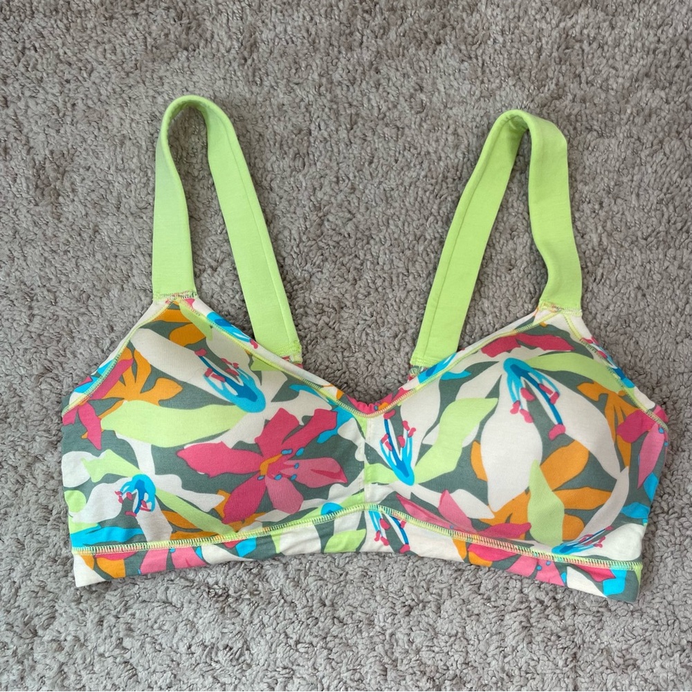 Kindly Yours Women's Comfort Modal Lounge Pullover Bra Tropical Floral Size XL - Picture 7 of 16
